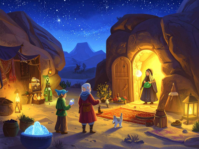 Låge 7: 3. december – Månemarked og en gave fra Flamme