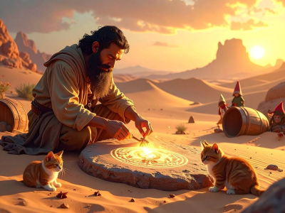 Låge 10: 6. december – Kalenderhuggeren  Det er tidligt morgen. Nisserne vågner til lyden af hak… hak… hak.